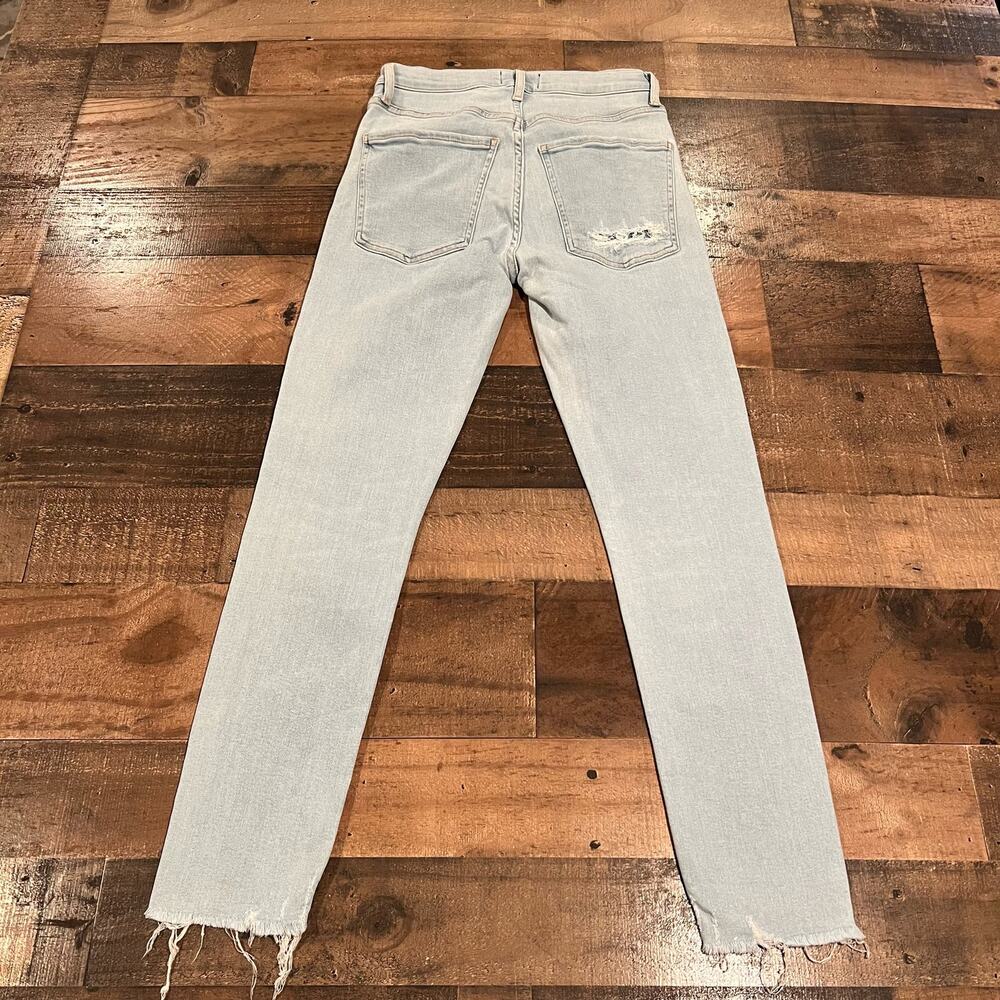 AGOLDE Sophie High Rise Skinny Crop Parallel Light Wash Jeans - Picture 3 of 8